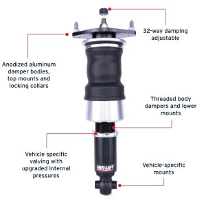 Subaru Impreza Coilover Suspension Kit - Rear - Air Lift - Air Lift Performance - `08-`14